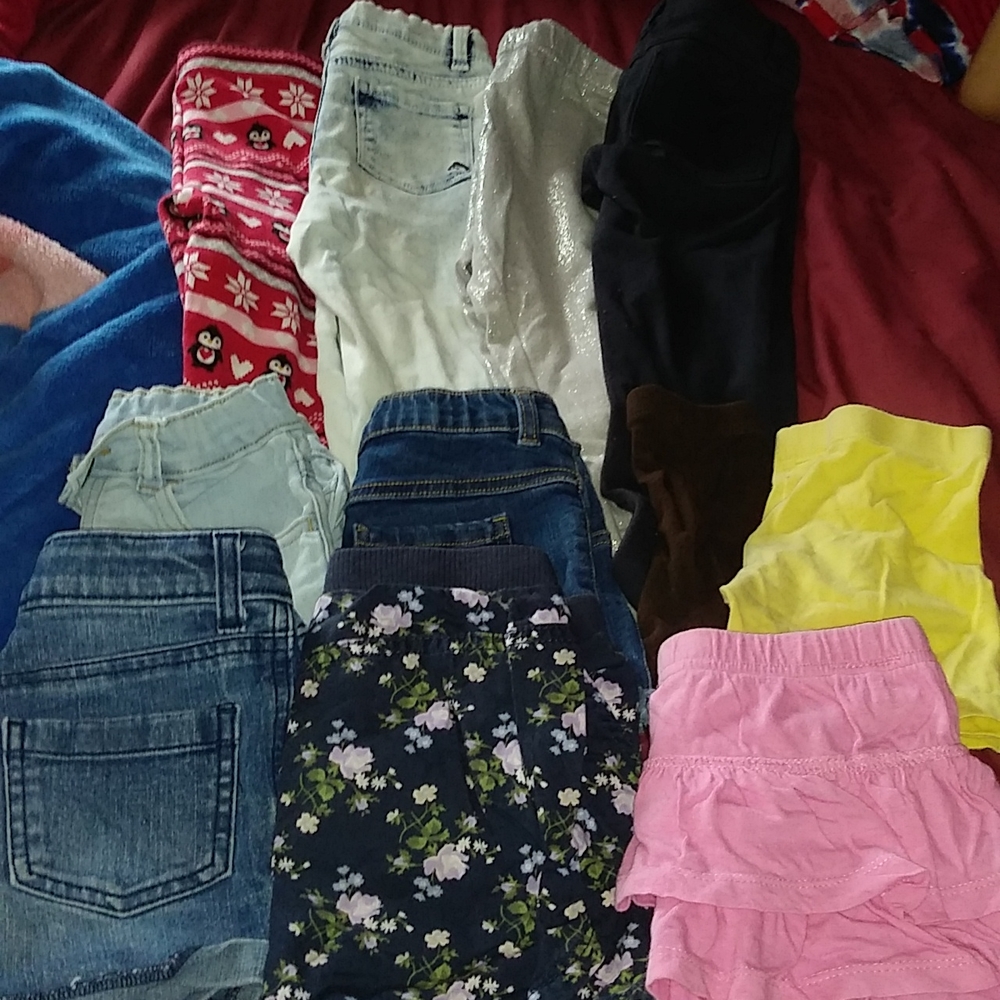 5T Toddler Girl Bottom Bundle( 11pcs)